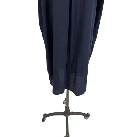 Ocean + Main Easy Cotton Caftan Dress‎ Navy Blue Plus Size 1X - Picture 13 of 16